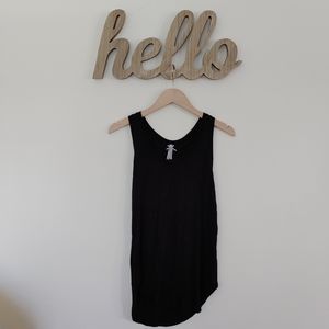 Basic Black Longlength Tank (S)